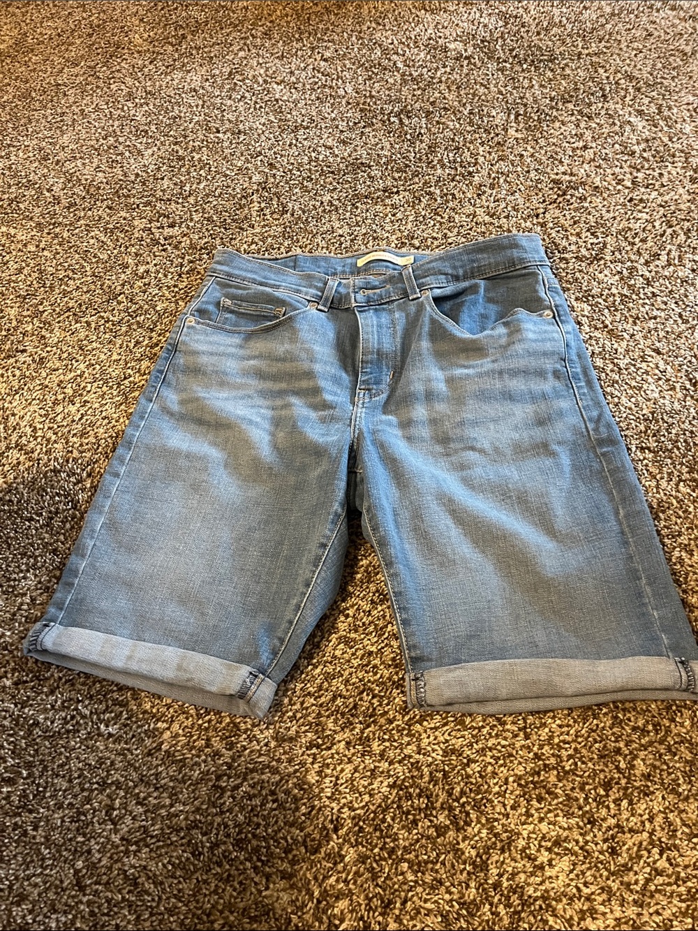 Levi's Light Blue Denim Bermuda Shorts